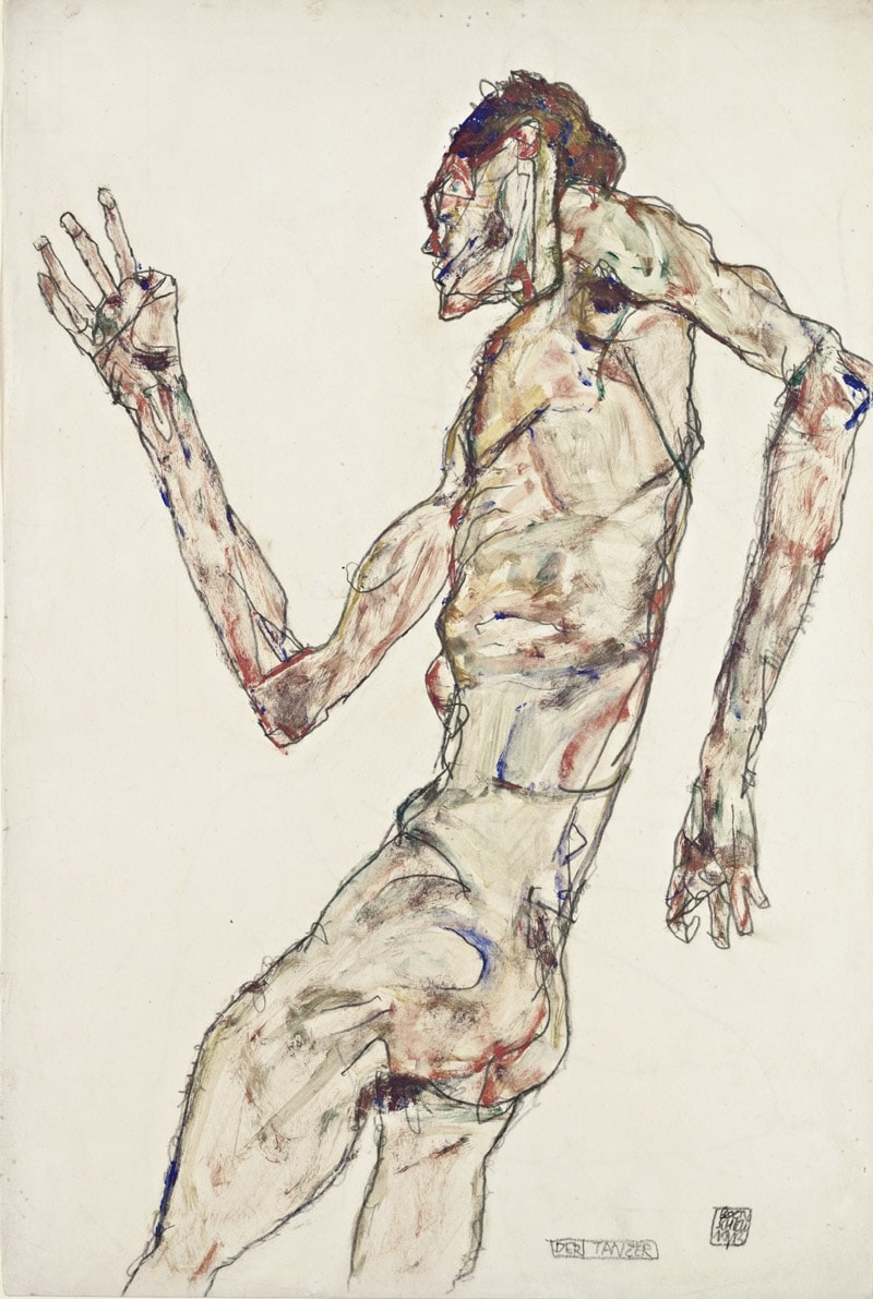 Egon Schiele, The Dancer, 1913