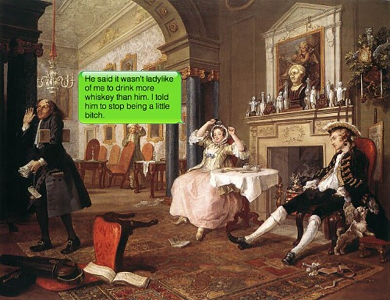 William Hogarth, Marriage a la Mode, 1743