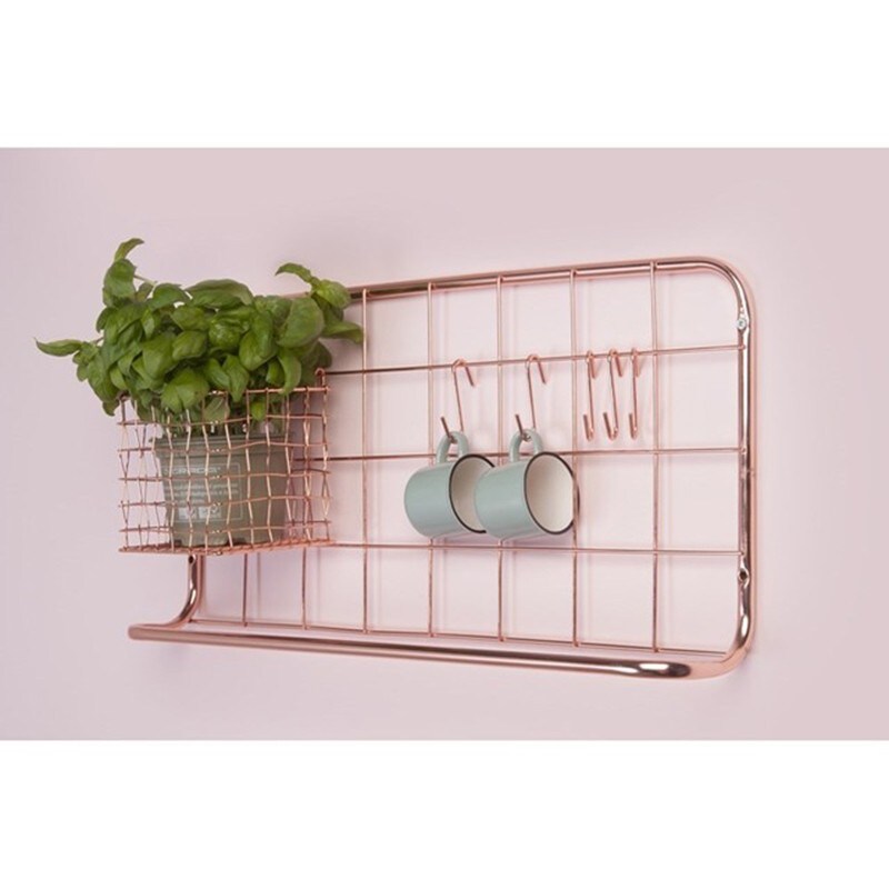 Copper Kitchen Shelf