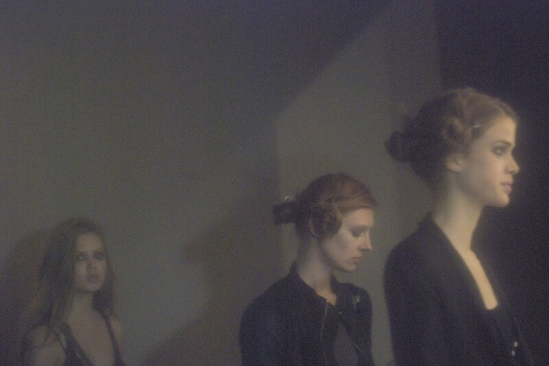 Models backstage at Iceberg