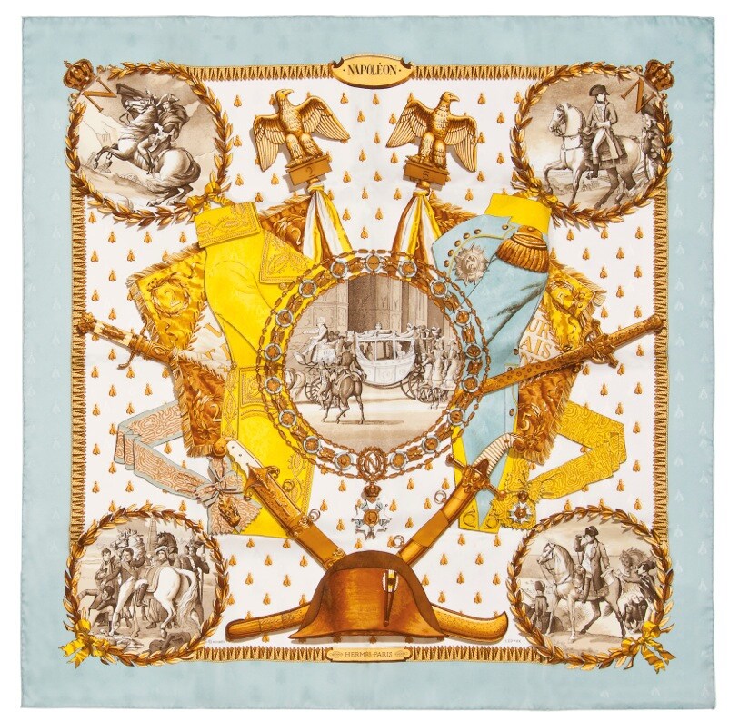 Herm&#232;s Napol&#233;on silk scarf (estimate &#163;300-500)