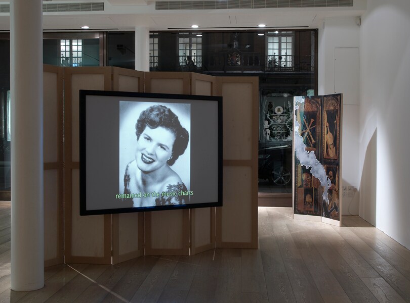 Installation view,&#160;TJ Wilcox: Starring Patsy Cline, Sadie Co