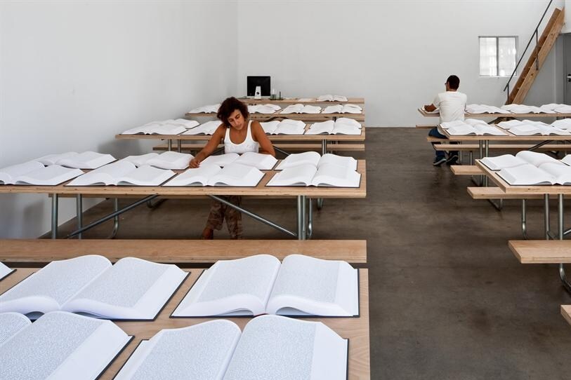 Untitled (Iraq Book Project) by Rachel Khedoori, 2009