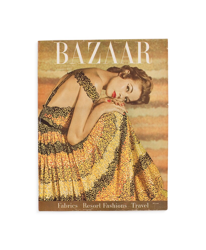 Harper’s Bazaar January 1953 Cover, Louise Dahl Wolfe