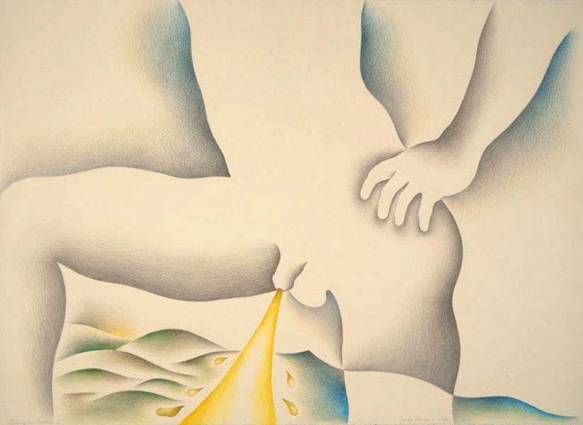 Pissing on Nature, Judy Chicago, 1982