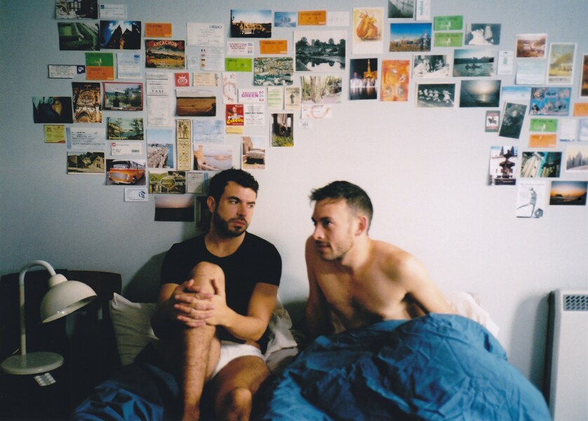 On the set of Weekend by Andrew Haigh