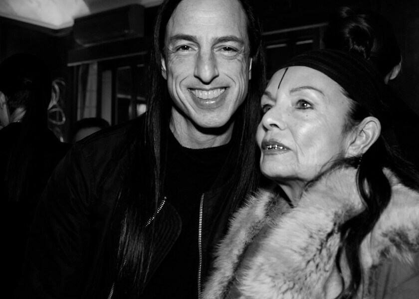 Rick Owens and Michele Lamy