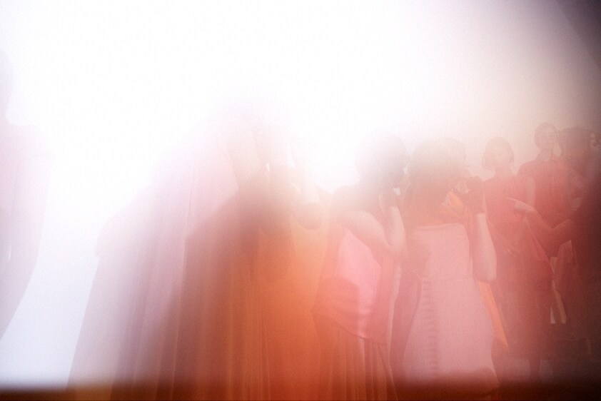 Backstage at Cacharel