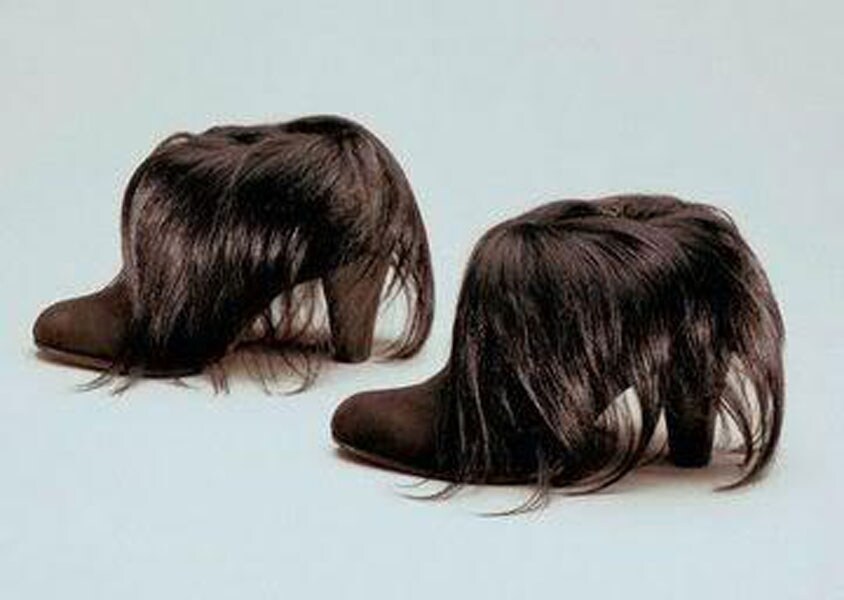 Elsa Schiaparelli Monkey Hair Shoes, 1938