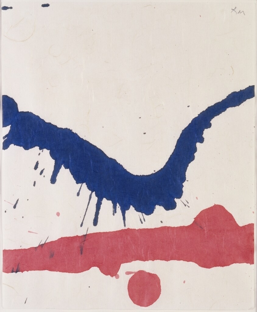 From the Lyric Suite by Robert Motherwell, 1965