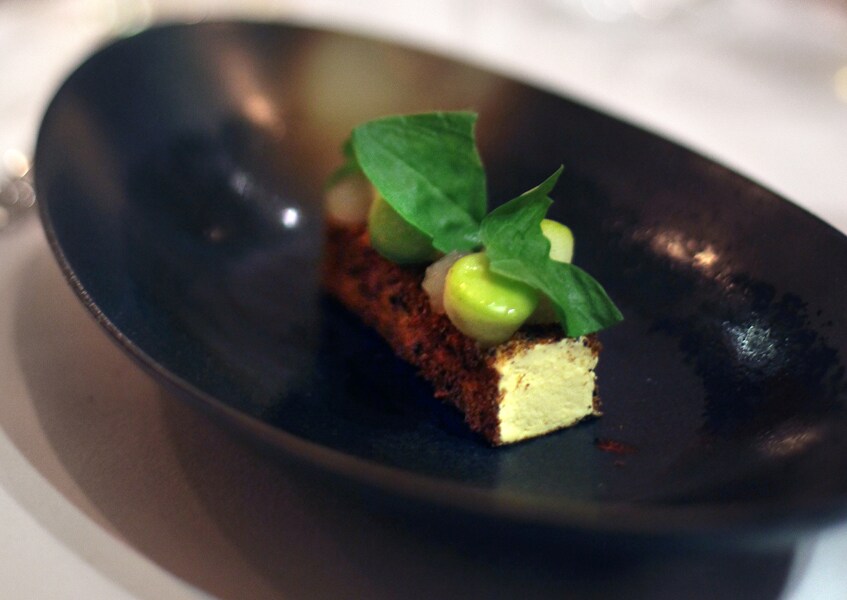 Caramelised clove parfait