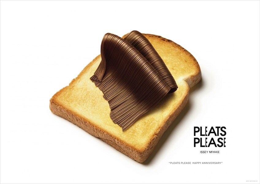 Chocolate spread x Pleats Please