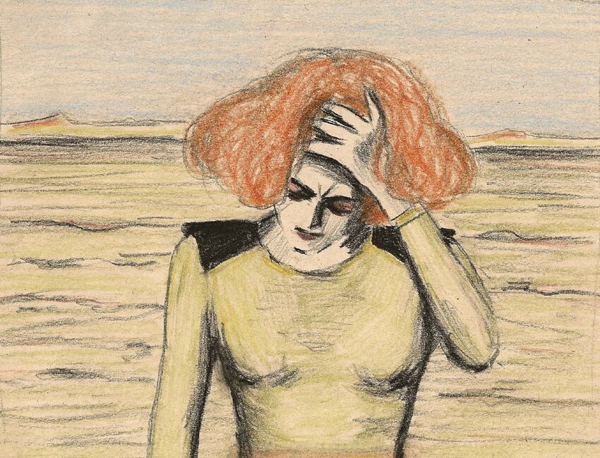 Celine S/S10 Illustration by Zoe Taylor