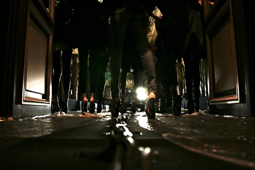 Backstage at Junko Shimado