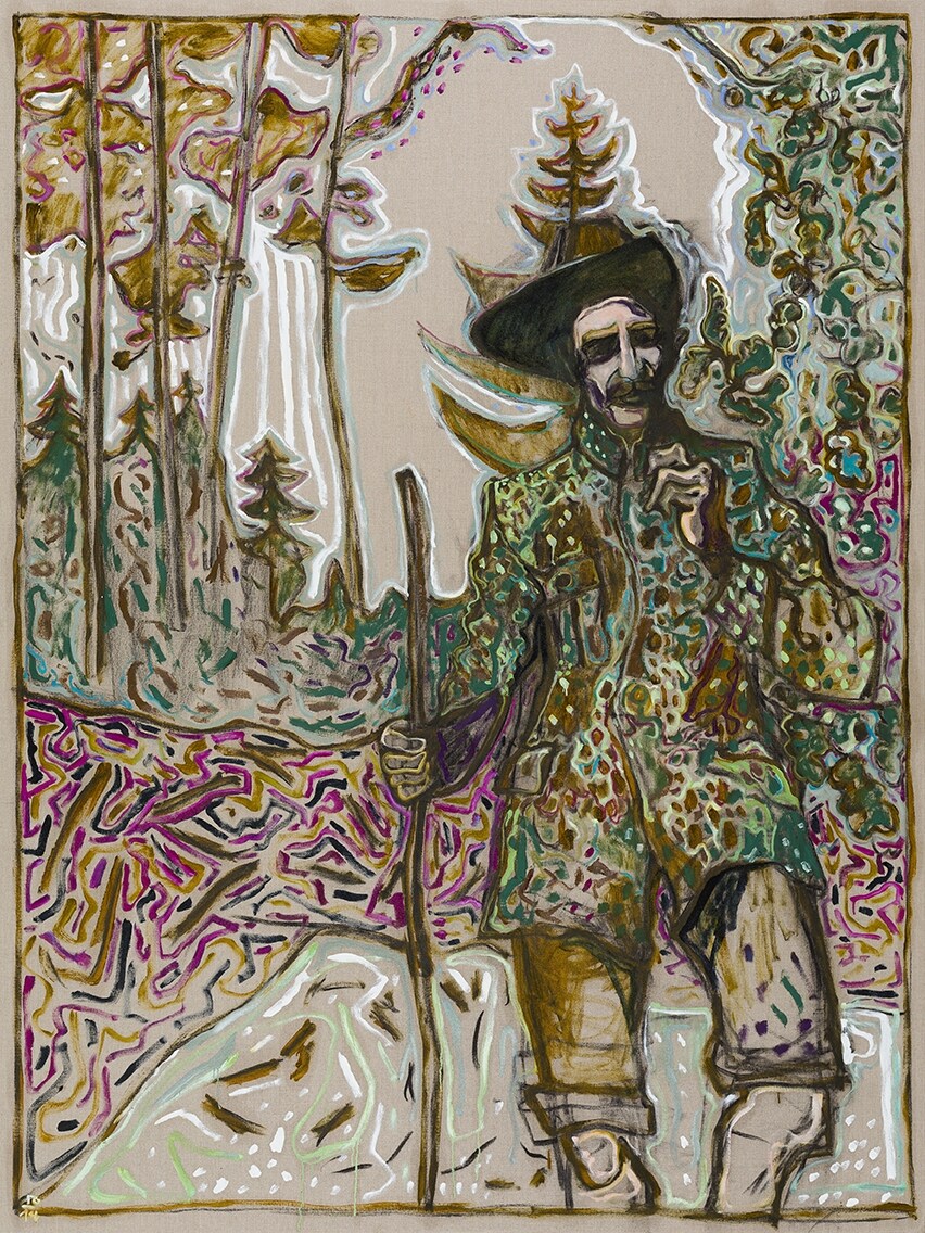 Billy Childish, Edge of the Forest (version y), 2014, 2012