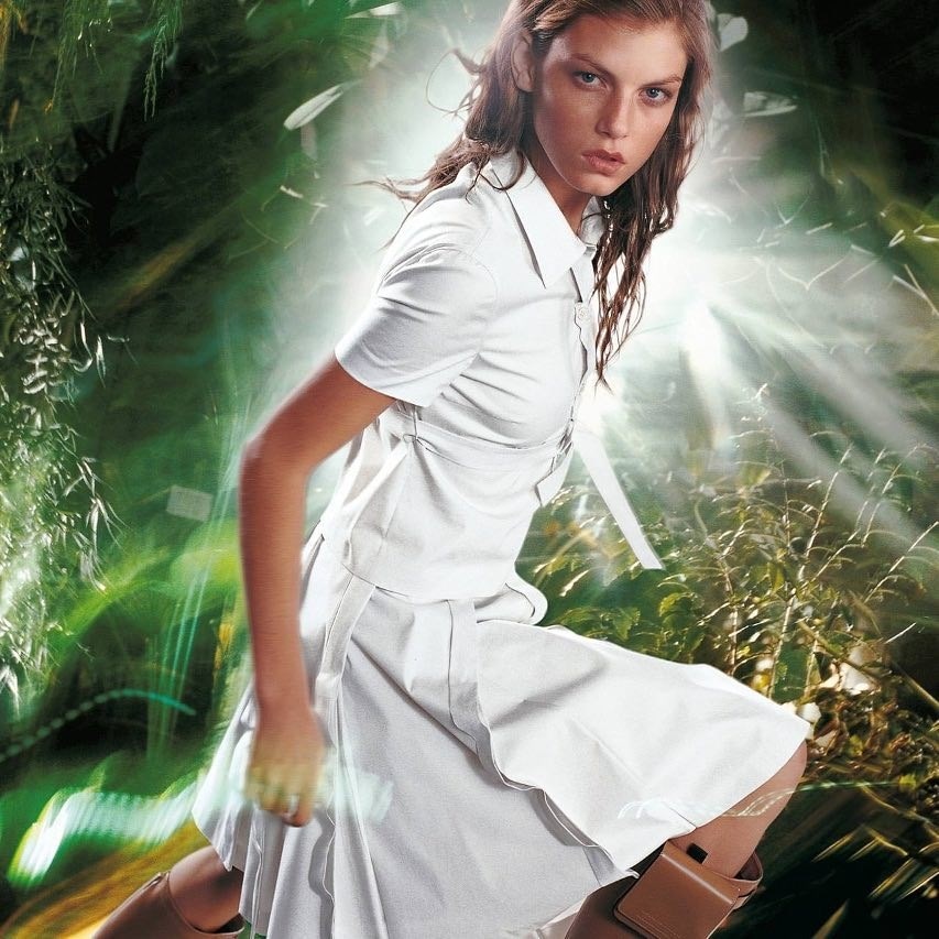 Prada archive instagram account fashion show campaign miucci