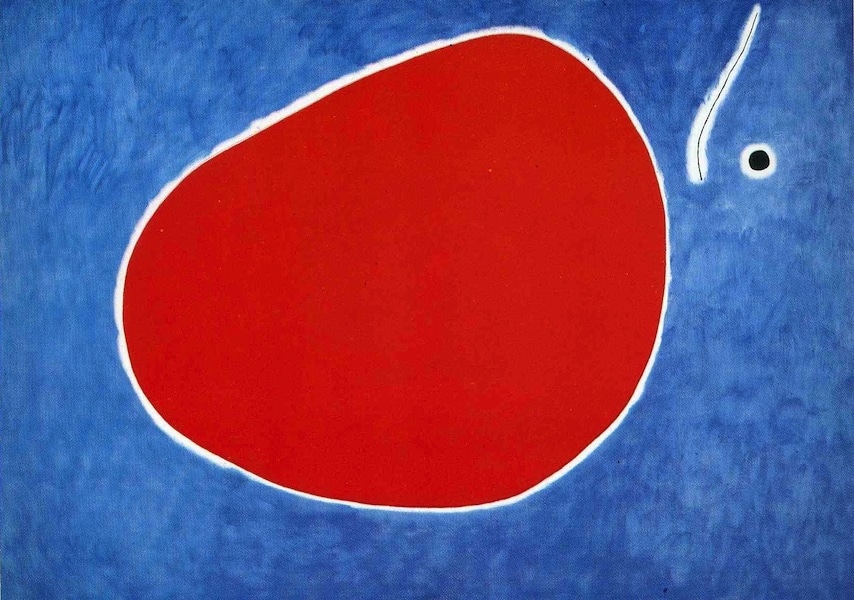 The Flight of the Dragonfly in front of the Sun, Joan Miro, 