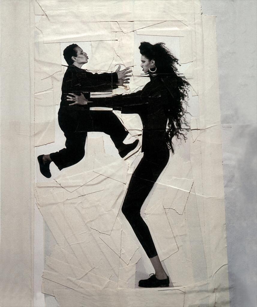 Azzedine et Farida, deconstructed picture, 1984