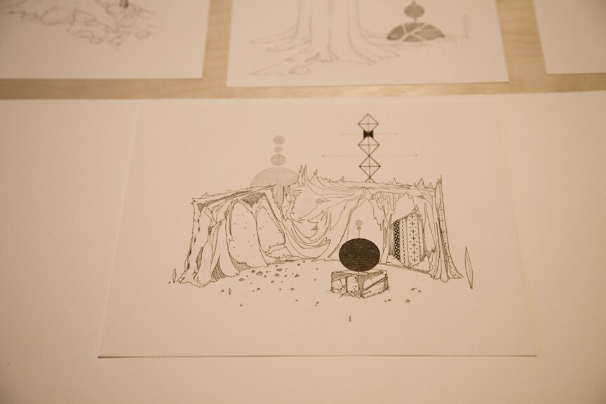 Preview of work for upcoming exhibition in LA