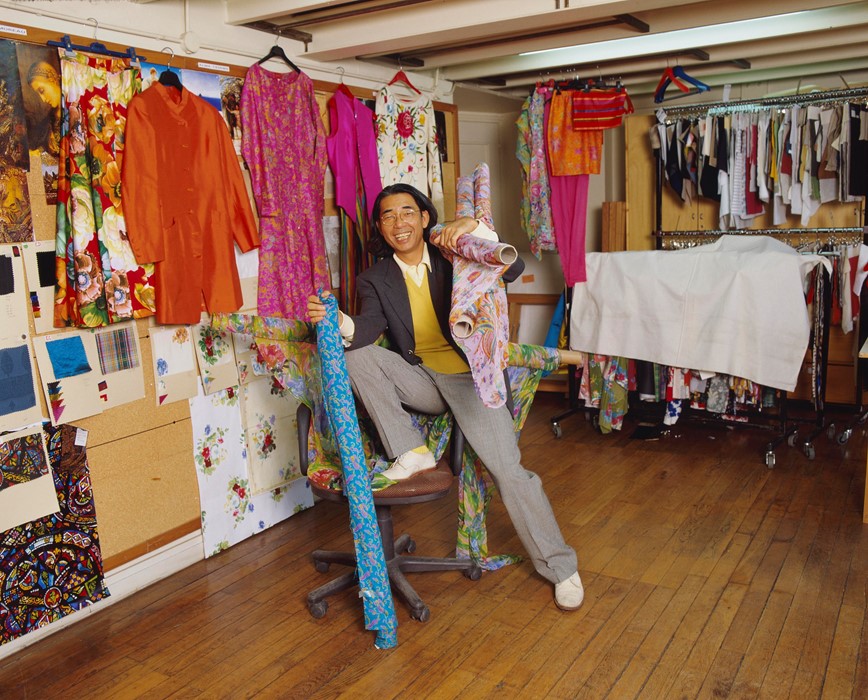 Kenzo Takada in his workshop