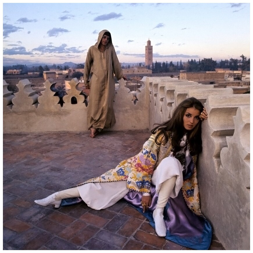 Talitha Getty &amp; John Paul Getty, Marrakech, 1969