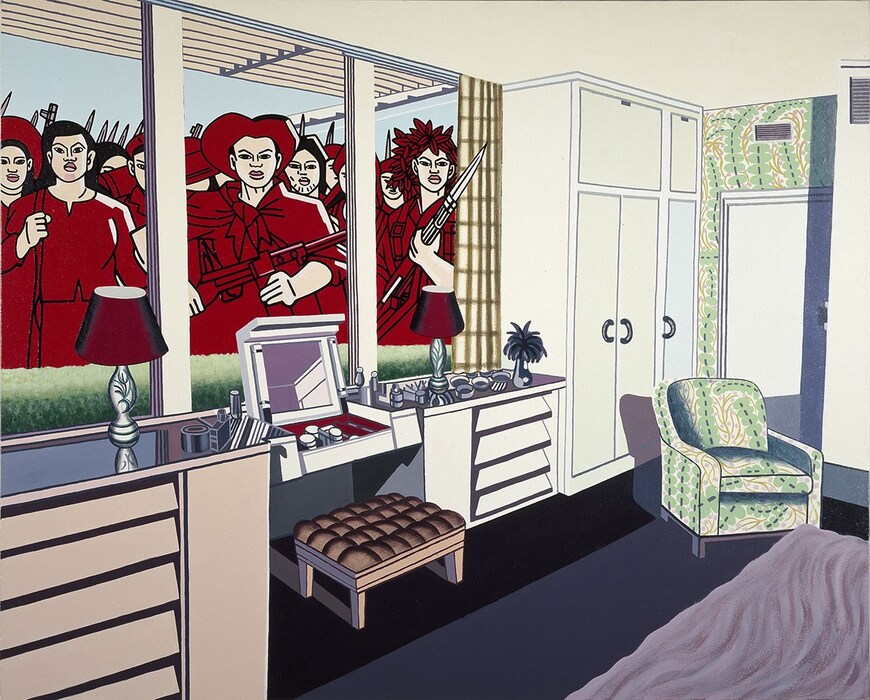 Err&#243;, American Interior #1 1968