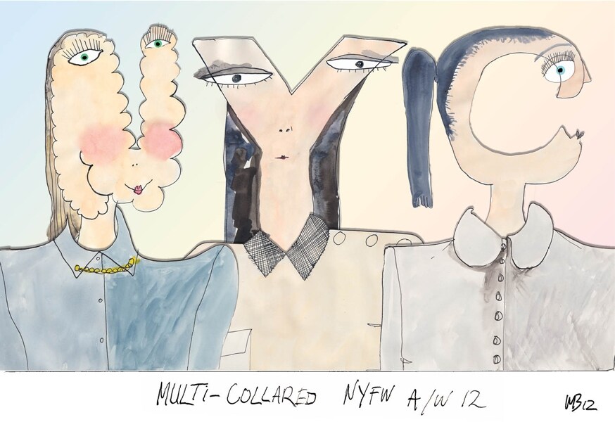 NYFW A/W12: Multi-collared