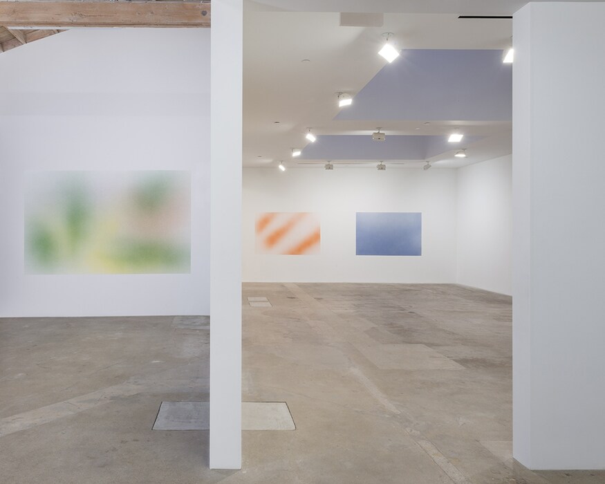 Isabelle Cornaro Installation at Hannah Hoffman Gallery