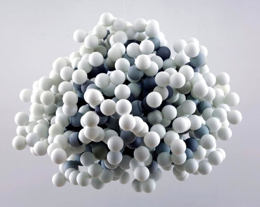 Daniel Arsham, Pixel Cloud (New York) 2010