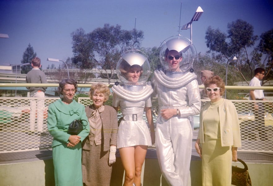 Space Girl and Space Man, in the Tomorrowland section of Dis