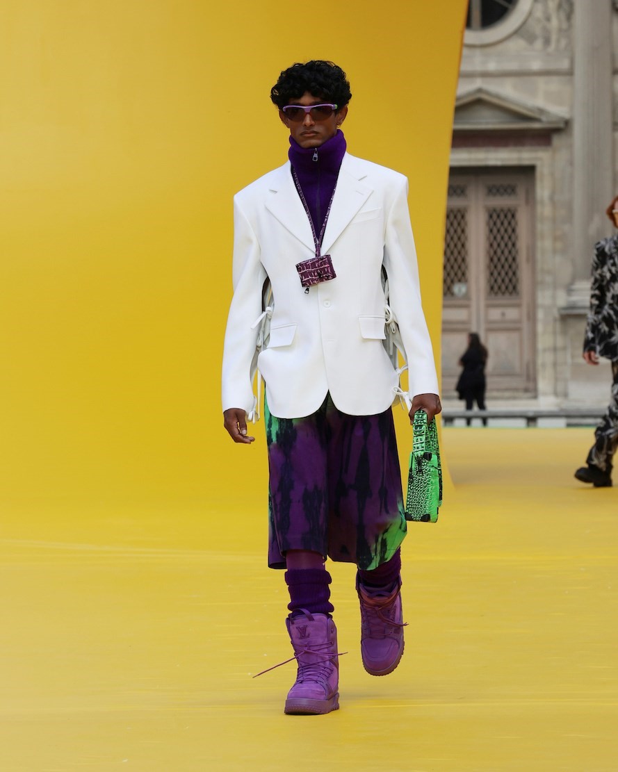 The Louis Vuitton Mens Spring Summer 2023 Show Uplifts by Upcycling   Mens Folio