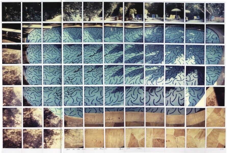Sun On The Pool, David Hockney, 1982