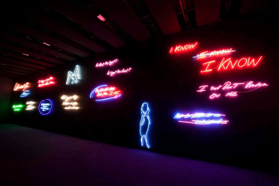 Tracey Emin at Louis Vuitton New Bond Street Maison