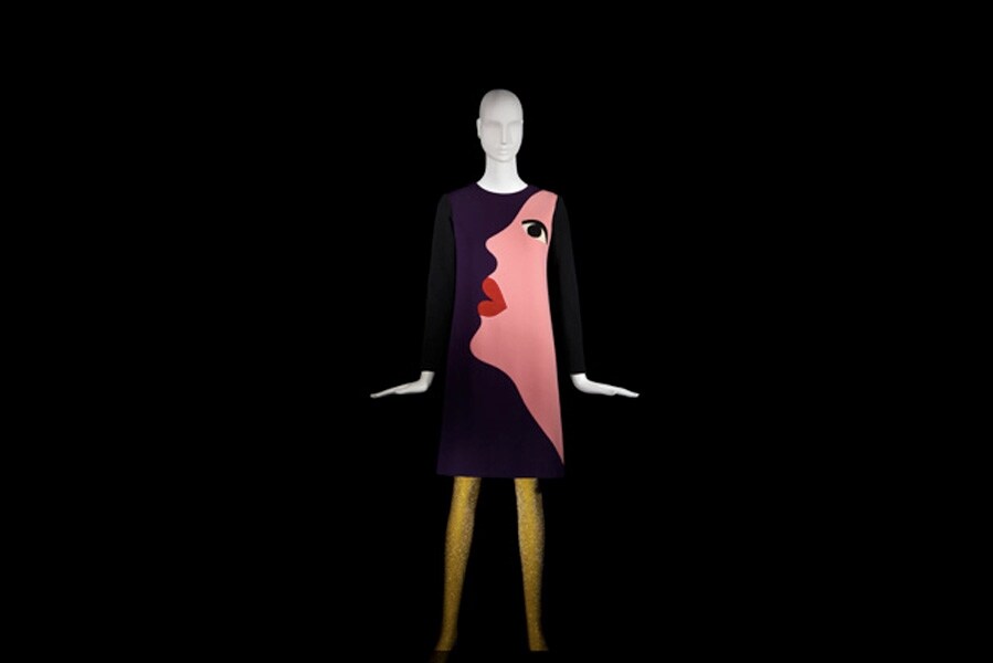 Yves Saint Laurent, Short cocktail dress, Tribute to Tom Wes