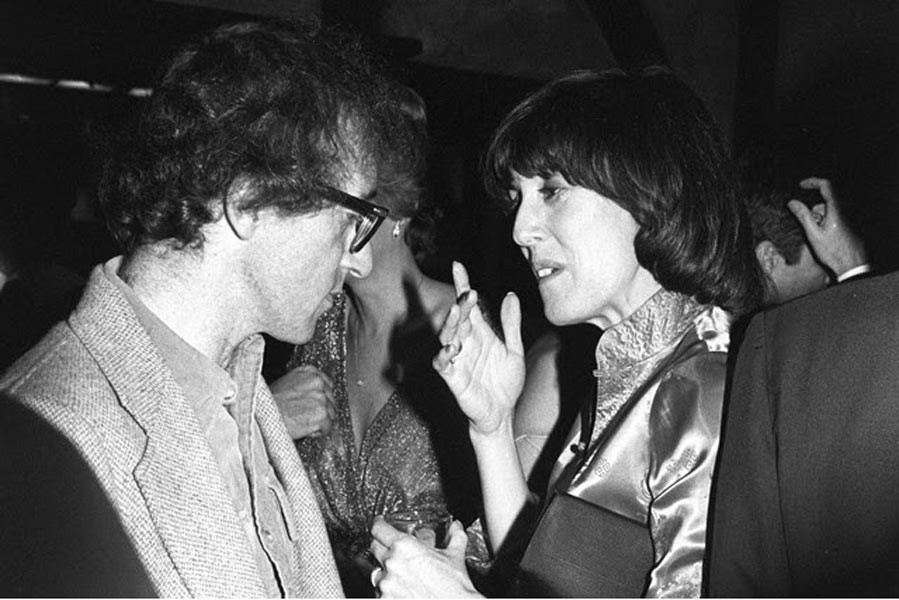 Nora Ephron and fellow comedic master Woody Allen