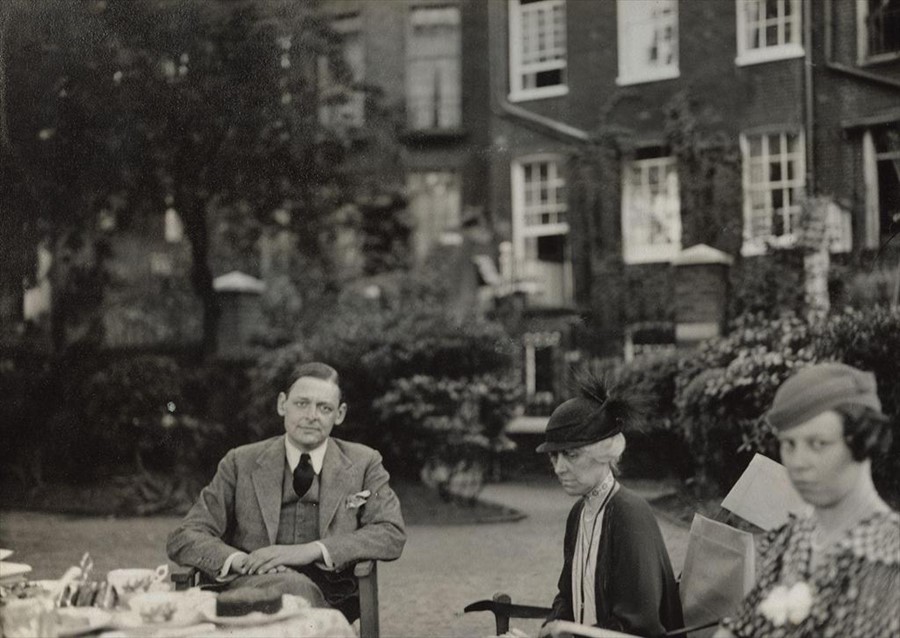 T.S. Eliot with his sister and cousin, Photography by Lady O