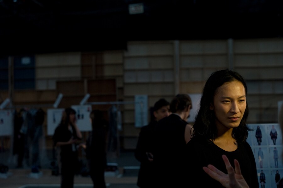 Alexander Wang A/W11 backstage