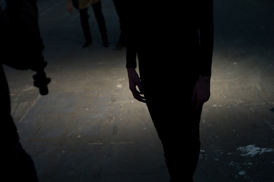 Alexander Wang A/W11 backstage