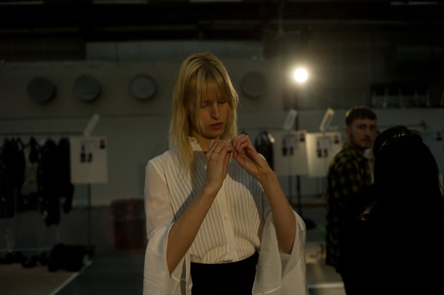 Alexander Wang A/W11 backstage