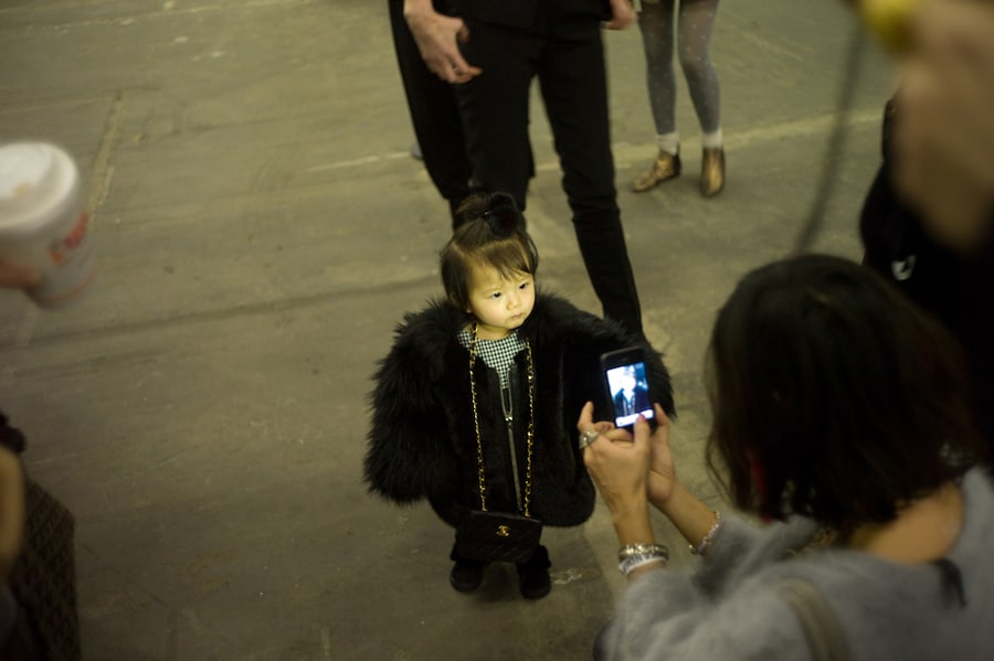 Alexander Wang A/W11 backstage