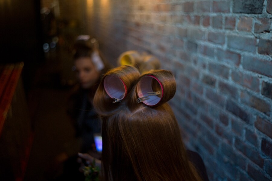 DKNY A/W11 backstage