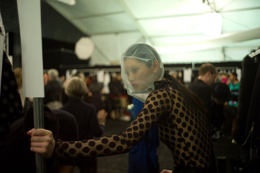DVF A/W11 backstage