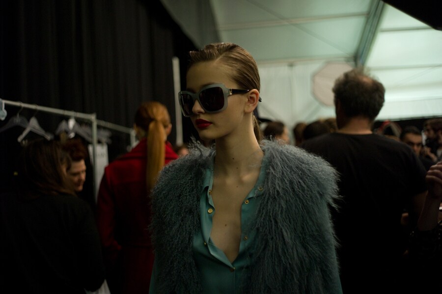 DVF A/W11 backstage