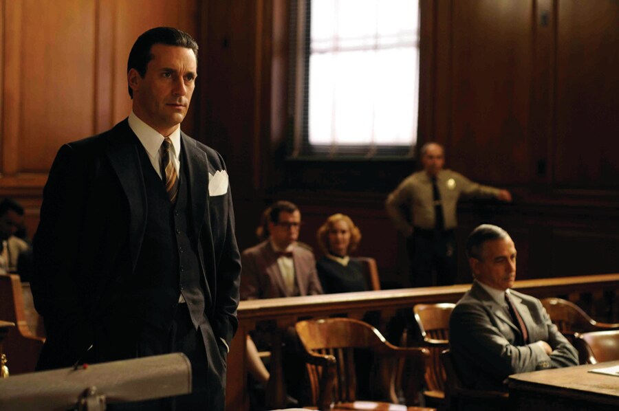 Jon Hamm in court