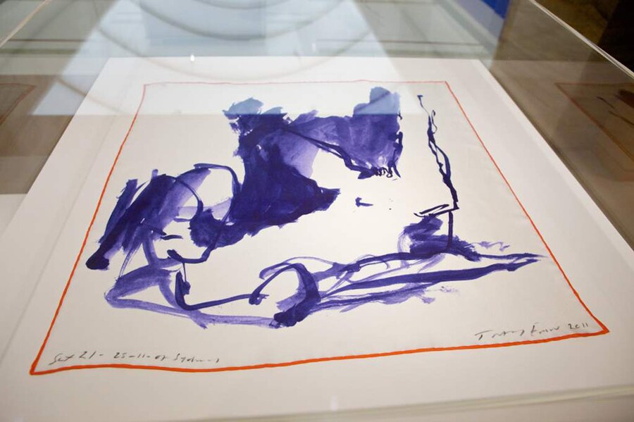 Tracey Emin at Louis Vuitton New Bond Street Maison