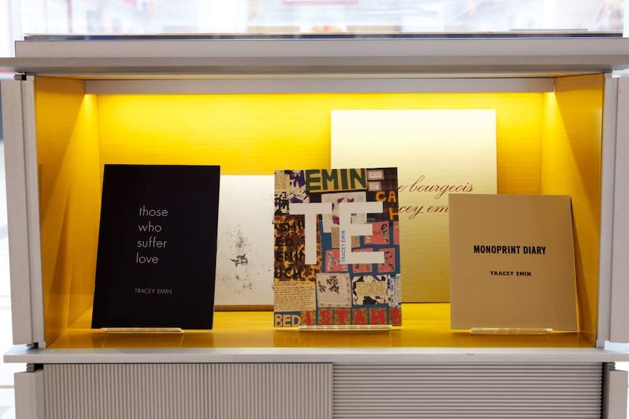 Tracey Emin at Louis Vuitton New Bond Street Maison