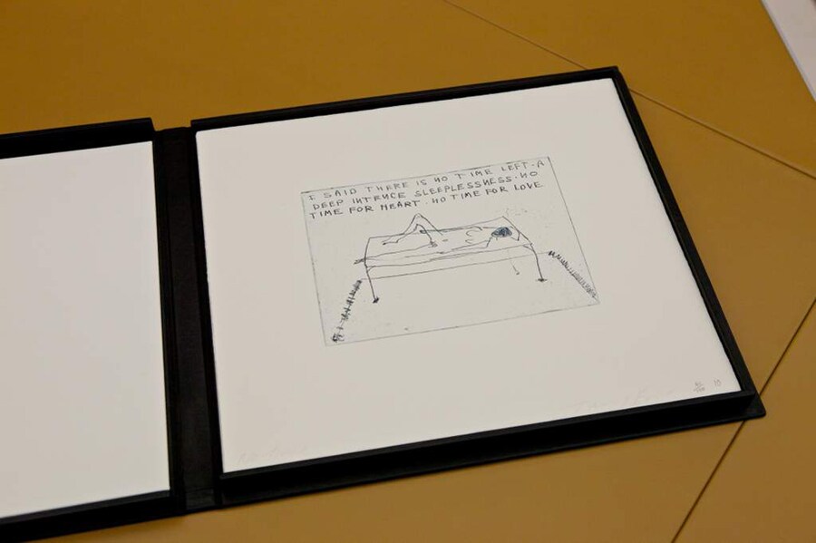 Tracey Emin at Louis Vuitton New Bond Street Maison