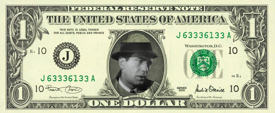 John Baldessari, The American Dollar Bill Project