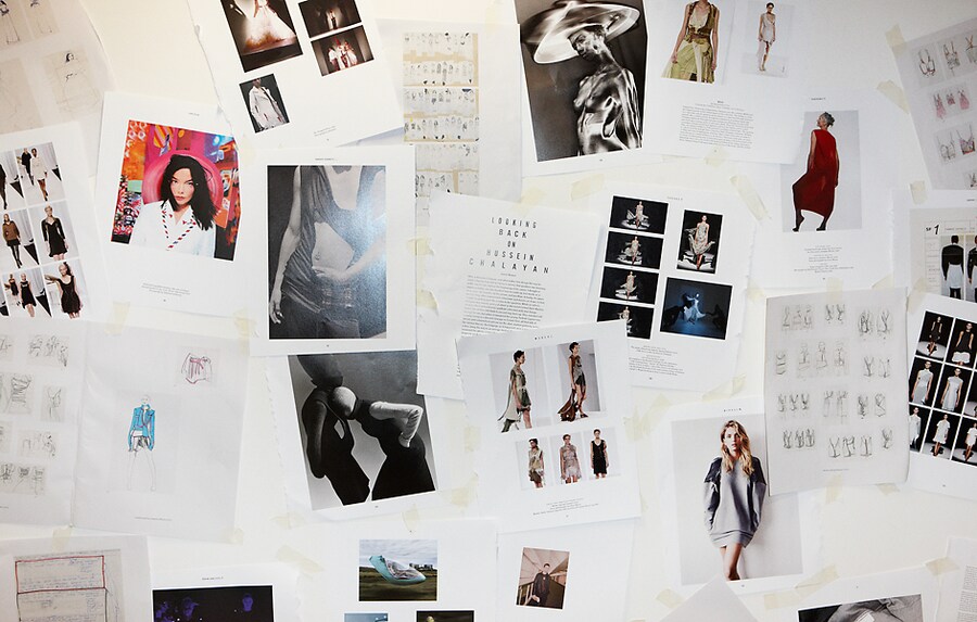 Pages from Hussein Chalayan, published by Rizzoli
