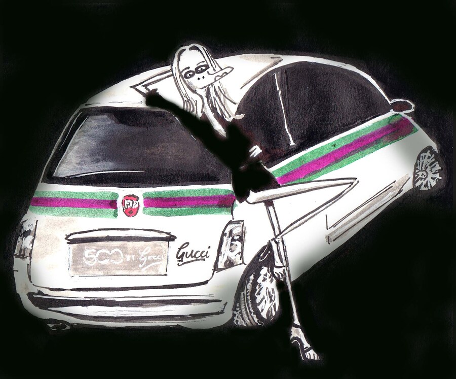 Polly Bean for Gucci Fiat